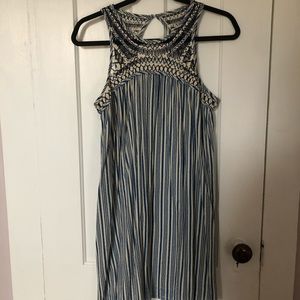 Ecoté/Urban Outfitters Blue & White Stripped Dress